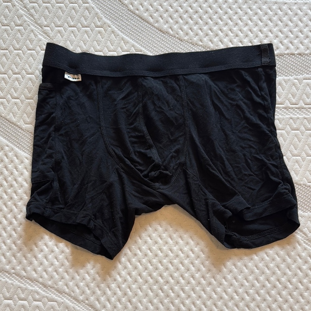 Men's Black Boxer Utility Briefs